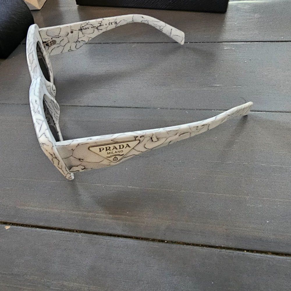 Prada Women's Dark Grey Lens Cat Eye Ladies Sunglasses - Picture 11 of 14
